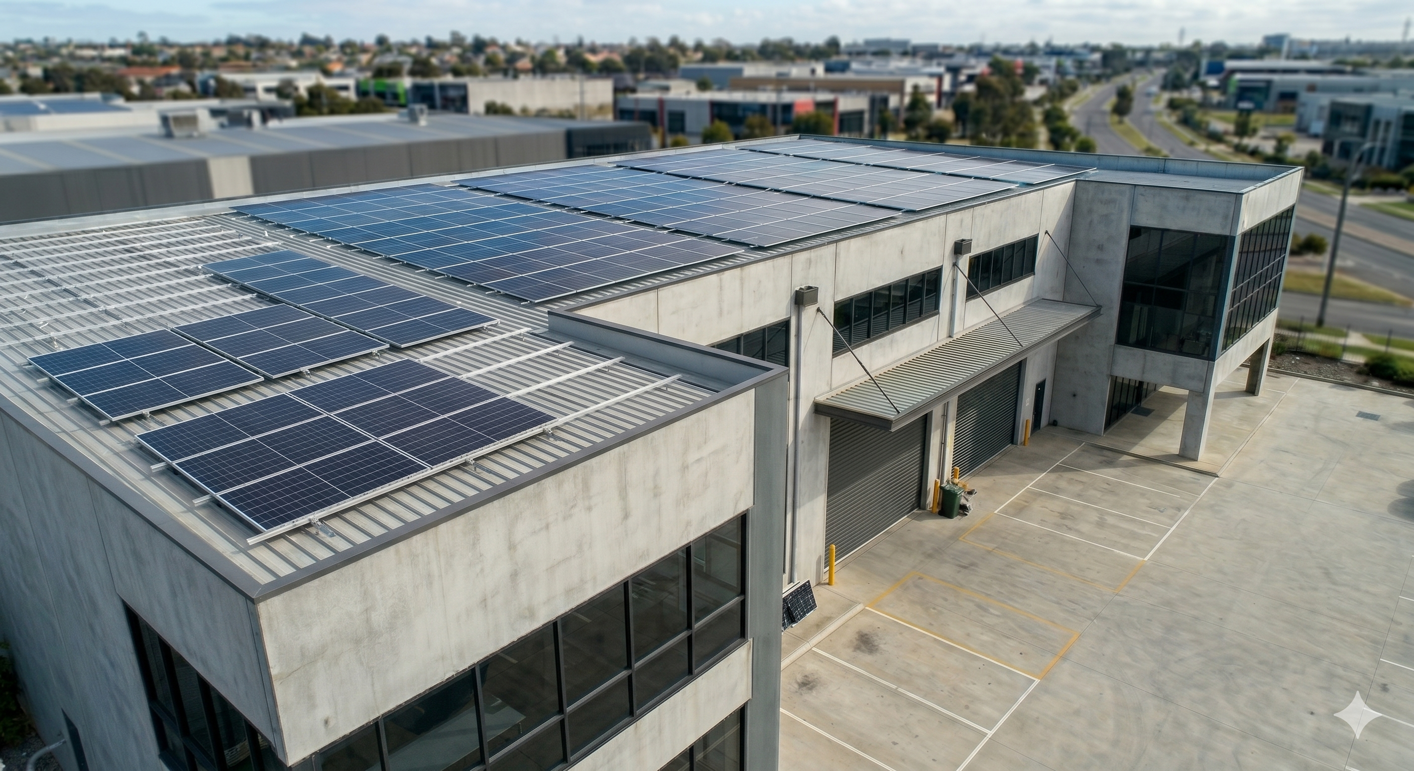 Commercial Building with Solar